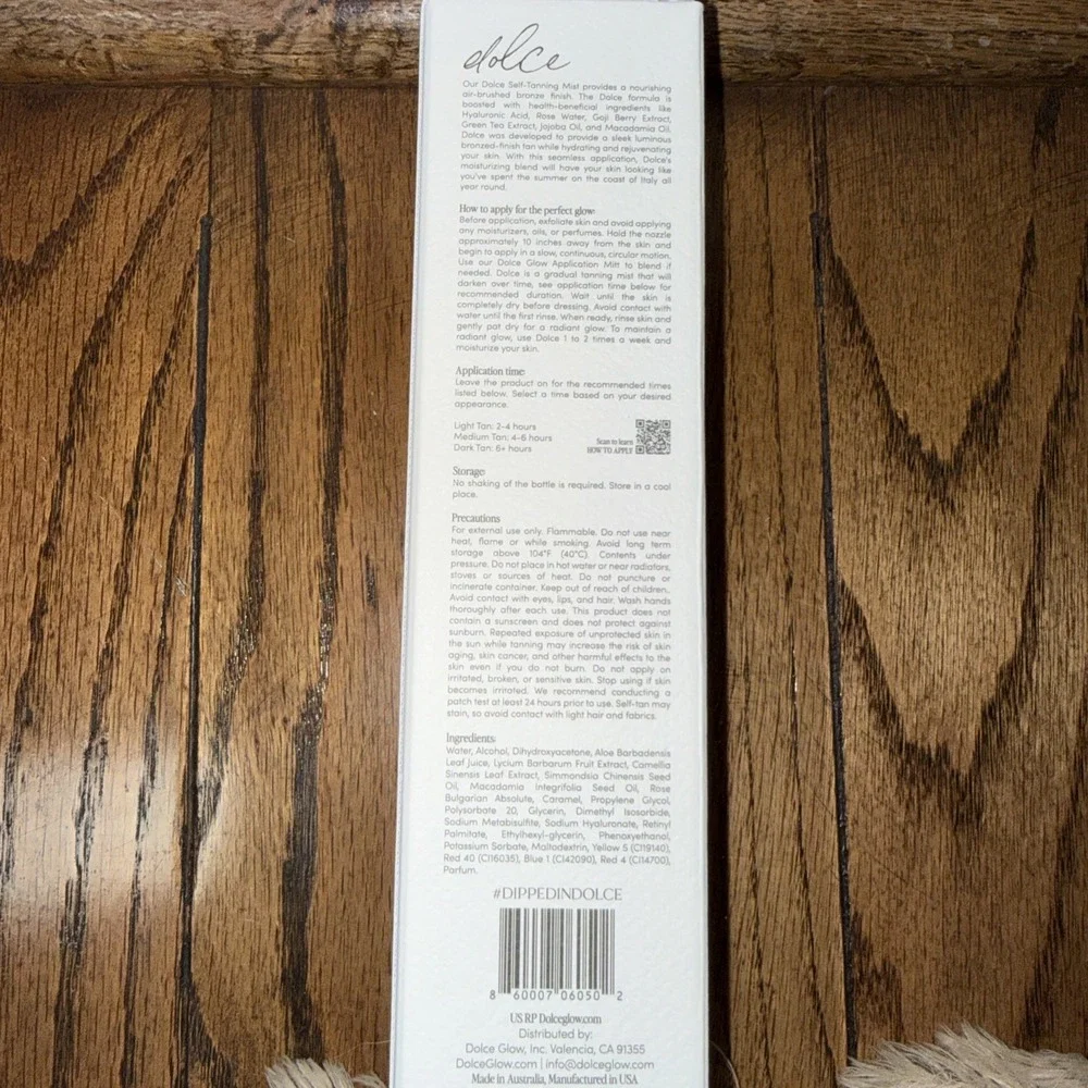 Dolce Glow by Isabel Alysa Clear Self-Tanning Mist Medium-Dark 6.4 fl oz